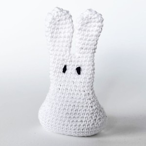 grulik antystresowy w kolorze białym